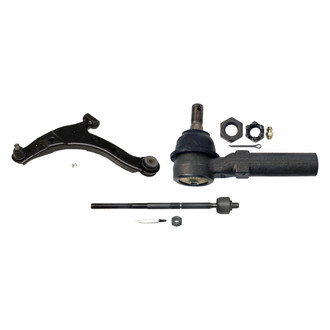 MOOG® - Front Driver Side Lower Control Arm with Ball Joint and Tie Rod End Kit