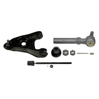MOOG® - Front Driver Side Lower Control Arm with Ball Joint and Tie Rod End Kit