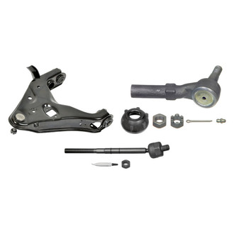 MOOG® - Front Driver Side Lower Control Arm with Ball Joint and Tie Rod End Kit