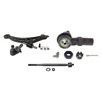 MOOG® - Front Driver Side Lower Control Arm with Ball Joint and Tie Rod End Kit