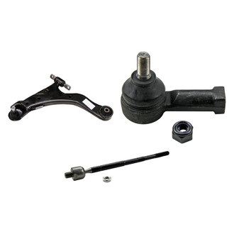 MOOG® - Front Driver Side Lower Control Arm with Ball Joint and Tie Rod End Kit