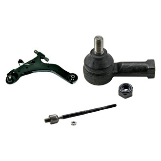 MOOG® - Front Driver Side Lower Control Arm with Ball Joint and Tie Rod End Kit
