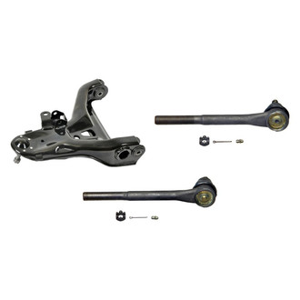 MOOG® - Front Driver Side Lower Control Arm with Ball Joint and Tie Rod End Kit
