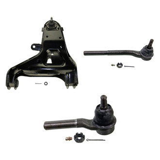 MOOG® - Front Driver Side Lower Control Arm with Ball Joint and Tie Rod End Kit