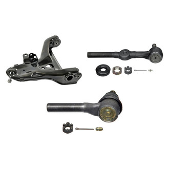 MOOG® - Front Driver Side Lower Control Arm with Ball Joint and Tie Rod End Kit