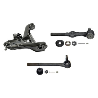 MOOG® - Front Driver Side Lower Control Arm with Ball Joint and Tie Rod End Kit