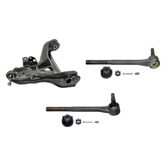 MOOG® - Front Driver Side Lower Control Arm with Ball Joint and Tie Rod End Kit