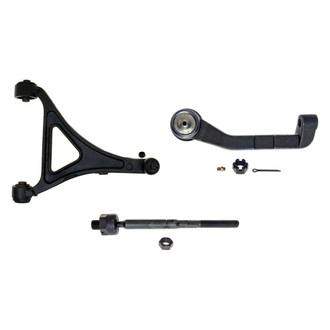 MOOG® - Front Driver Side Lower Control Arm with Ball Joint and Tie Rod End Kit