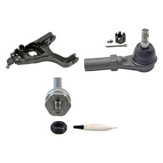 MOOG® - Front Driver Side Lower Control Arm with Ball Joint and Tie Rod End Kit