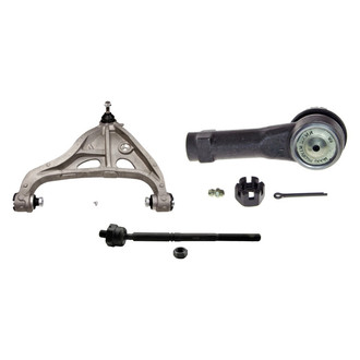 MOOG® - Front Driver Side Lower Control Arm with Ball Joint and Tie Rod End Kit
