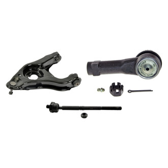 MOOG® - Front Driver Side Lower Control Arm with Ball Joint and Tie Rod End Kit