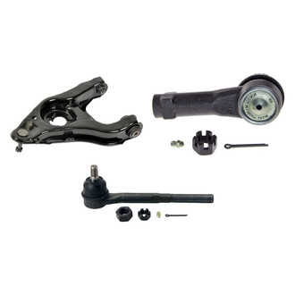 MOOG® - Front Driver Side Lower Control Arm with Ball Joint and Tie Rod End Kit