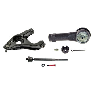 MOOG® - Front Driver Side Lower Control Arm with Ball Joint and Tie Rod End Kit