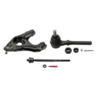 MOOG® - Front Driver Side Lower Control Arm with Ball Joint and Tie Rod End Kit