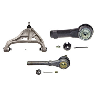 MOOG® - Front Driver Side Lower Control Arm with Ball Joint and Tie Rod End Kit