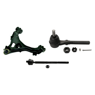MOOG® - Front Driver Side Lower Control Arm with Ball Joint and Tie Rod End Kit