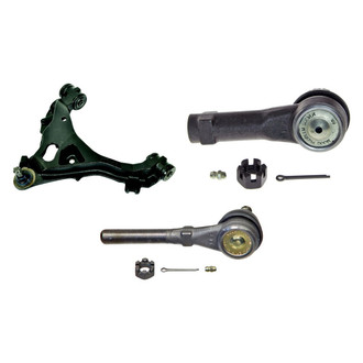 MOOG® - Front Driver Side Lower Control Arm with Ball Joint and Tie Rod End Kit