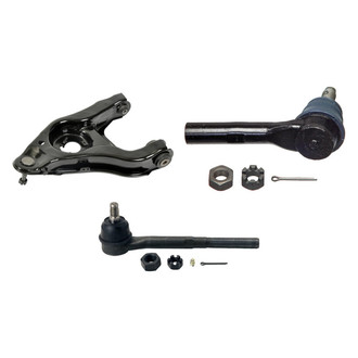 MOOG® - Front Driver Side Lower Control Arm with Ball Joint and Tie Rod End Kit