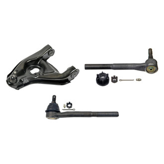 MOOG® - Front Driver Side Lower Control Arm with Ball Joint and Tie Rod End Kit