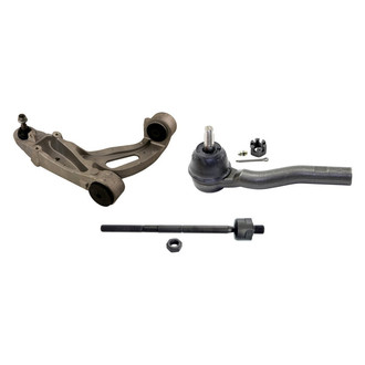 MOOG® - Front Driver Side Lower Control Arm with Ball Joint and Tie Rod End Kit