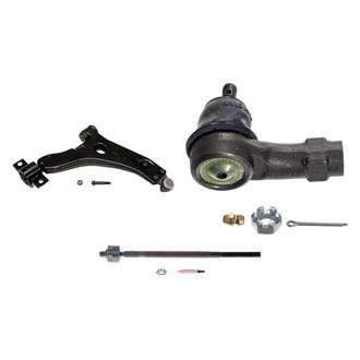 MOOG® - Front Driver Side Lower Control Arm with Ball Joint and Tie Rod End Kit