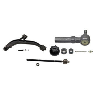 MOOG® - Front Driver Side Lower Control Arm with Ball Joint and Tie Rod End Kit