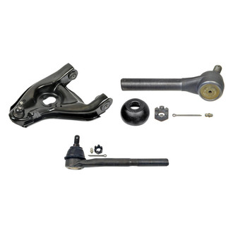 MOOG® - Front Driver Side Lower Control Arm with Ball Joint and Tie Rod End Kit
