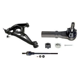 MOOG® - Front Driver Side Lower Control Arm with Ball Joint and Tie Rod End Kit