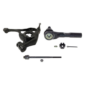 MOOG® - Front Driver Side Lower Control Arm with Ball Joint and Tie Rod End Kit