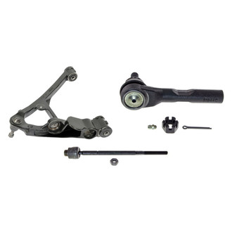 MOOG® - Front Driver Side Lower Control Arm with Ball Joint and Tie Rod End Kit