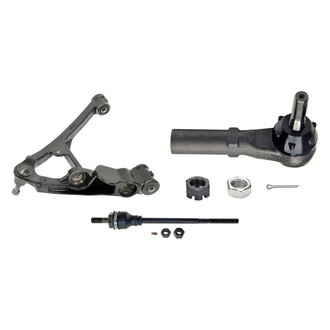 MOOG® - Front Driver Side Lower Control Arm with Ball Joint and Tie Rod End Kit