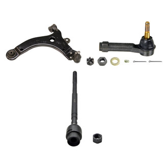 MOOG® - Front Driver Side Lower Control Arm with Ball Joint and Tie Rod End Kit