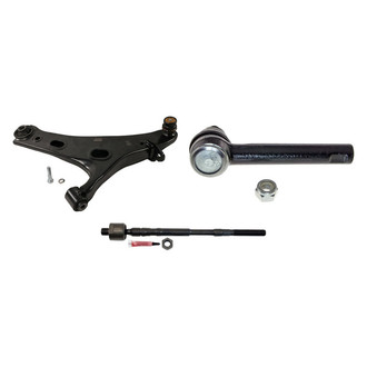 MOOG® - Front Driver Side Lower Control Arm with Ball Joint and Tie Rod End Kit