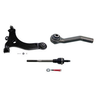 MOOG® - Front Driver Side Lower Control Arm with Ball Joint and Tie Rod End Kit