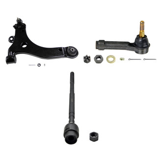 MOOG® - Front Driver Side Lower Control Arm with Ball Joint and Tie Rod End Kit