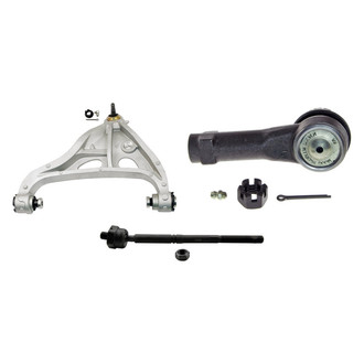 MOOG® - Front Driver Side Lower Control Arm with Ball Joint and Tie Rod End Kit