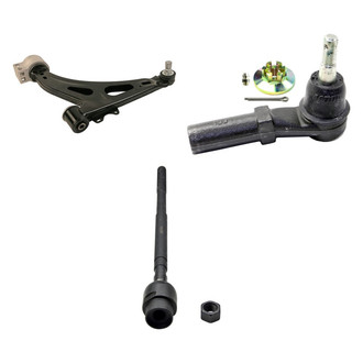 MOOG® - Front Driver Side Lower Control Arm with Ball Joint and Tie Rod End Kit