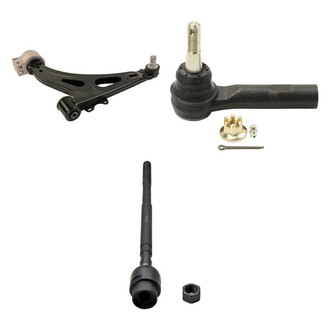 MOOG® - Front Driver Side Lower Control Arm with Ball Joint and Tie Rod End Kit