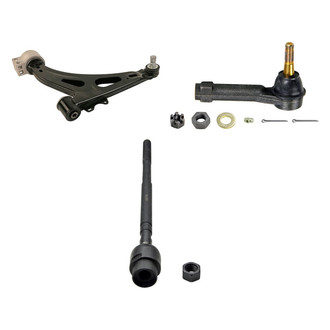 MOOG® - Front Driver Side Lower Control Arm with Ball Joint and Tie Rod End Kit