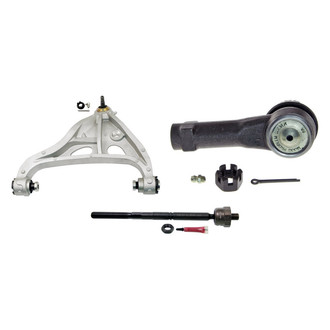 MOOG® - Front Driver Side Lower Control Arm with Ball Joint and Tie Rod End Kit