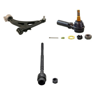 MOOG® - Front Driver Side Lower Control Arm with Ball Joint and Tie Rod End Kit