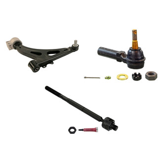 MOOG® - Front Driver Side Lower Control Arm with Ball Joint and Tie Rod End Kit