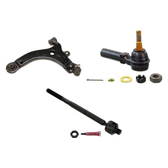 MOOG® - Front Driver Side Lower Control Arm with Ball Joint and Tie Rod End Kit