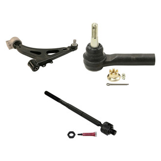 MOOG® - Front Driver Side Lower Control Arm with Ball Joint and Tie Rod End Kit
