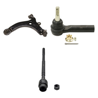 MOOG® - Front Driver Side Lower Control Arm with Ball Joint and Tie Rod End Kit