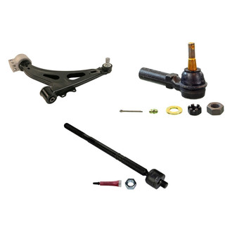 MOOG® - Front Driver Side Lower Control Arm with Ball Joint and Tie Rod End Kit