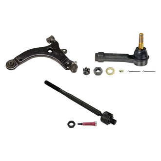 MOOG® - Front Driver Side Lower Control Arm with Ball Joint and Tie Rod End Kit
