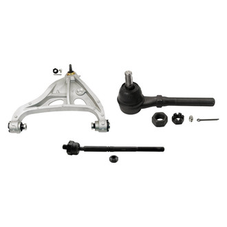 MOOG® - Front Driver Side Lower Control Arm with Ball Joint and Tie Rod End Kit