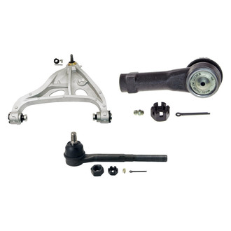 MOOG® - Front Driver Side Lower Control Arm with Ball Joint and Tie Rod End Kit