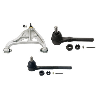MOOG® - Front Driver Side Lower Control Arm with Ball Joint and Tie Rod End Kit